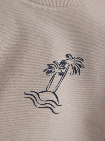 NAME IT Sweatshirt Vasse Chateau Gray Palm